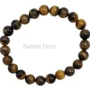 Armband Tijgeroog bol 8mm