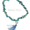 Armband Turkoois met flos