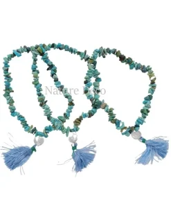 Armband Turkoois met flos