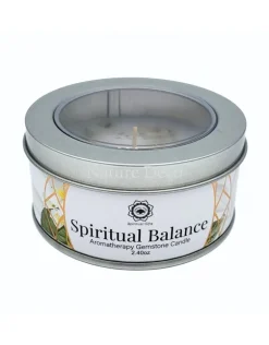 Aromatherapie edelsteen kaars Spiritual Balance Jasmine
