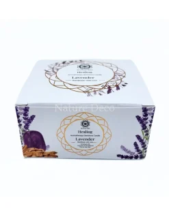 Aromatherapie edelsteen kaars Healing Lavender