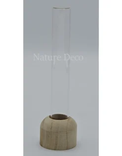 Cilinder Glas hout S