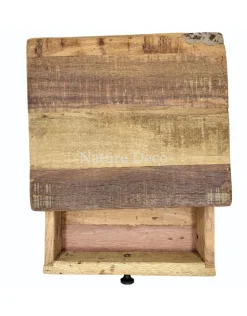 Houten ladekast met 4 laden
