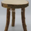 Houten mini tafel - stolpvoet 20x20 cm