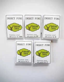 Insecten spelden RVS maat 000