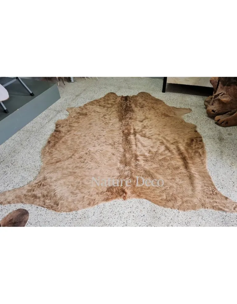 Koeienhuid taupe 211 x 190cm