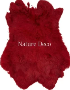 Konijnenvacht rood