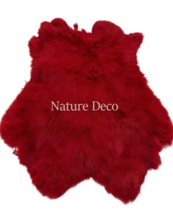 Konijnenvacht rood
