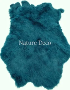 Konijnenvacht turquoise