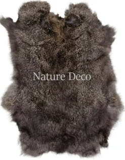 Konijnenvacht Wildkleur donker