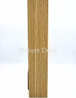Luxe 3D lijst rechthoek extra dik middel naturel 22 x 17 x 4,5 cm