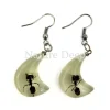 Mier oorbellen "glow in the dark" 5 x 2 x 0,7 cm