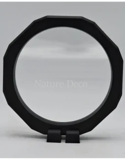 Plastic folie lijst met voet rond 12,6cm