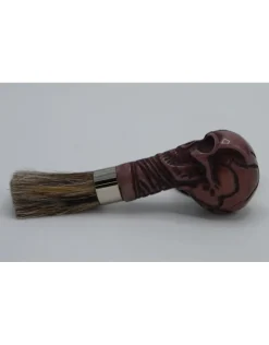 scheer kwast met schedel paars
