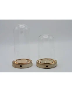 Stolp blanco wood LED 10x15,5 cm ACTIEPRIJS!