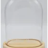 Stolp ovaal blanco 17x12x23 cm