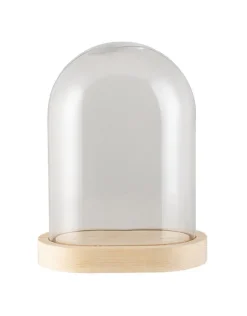 Stolp ovaal blanco 17x12x23 cm
