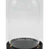Stolp zwart LED medium 14 x 22cm
