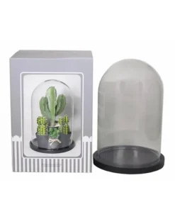 Stolp zwart medium 14 x 22cm