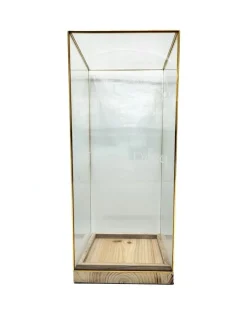 Vitrine box goud XL 20 x 20 x 47 cm