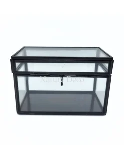 Vitrine box zwart middel 8,5 x 13,5 x 8,5 cm