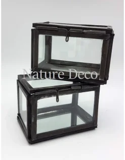 Vitrine box zwart small