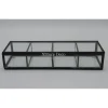Vitrine box zwart vierluik
