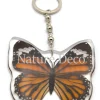 Vlinder sleutelhanger #1 (Danaus plexippus)